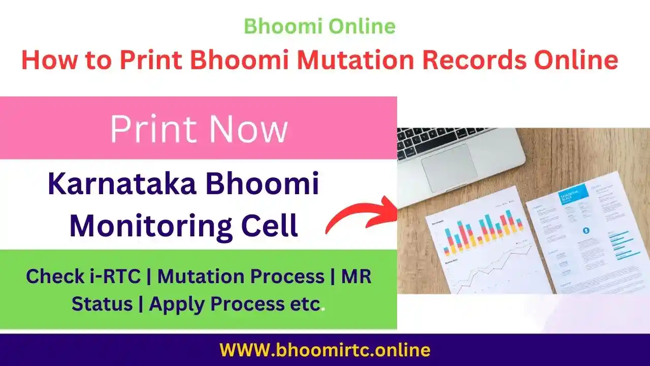 How to Print Bhoomi Mutation Records Online