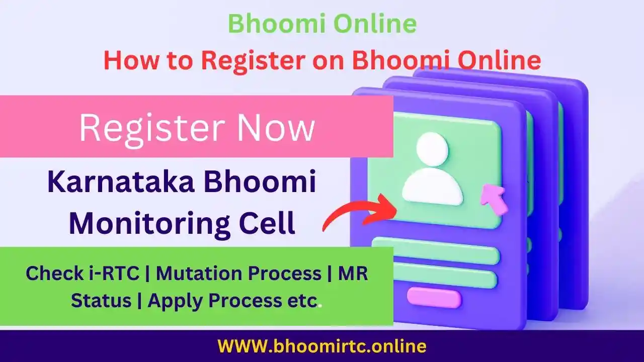 How to Register on Bhoomi Online